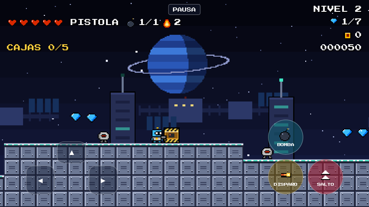 Nivel en una estación orbital